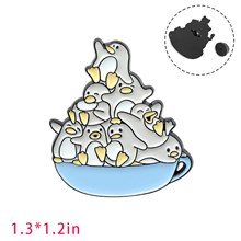 Cute Cartoon Animal Penguin Enamel Pin Brooch