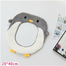 Penguin Cute Fluffy Toilet Seat Cover