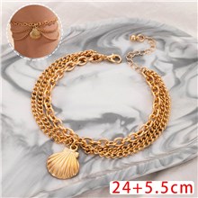 Fashion Seashell Alloy Anklet Jewelry Accessories