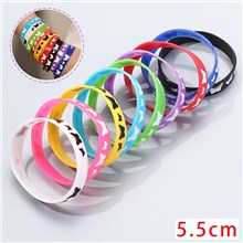 Butterfly Silicone Wristbands Rubber Bracelets Set