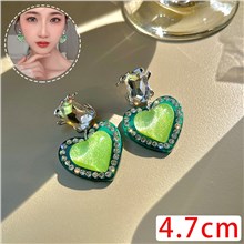 Fashion Acrylic Love Heart Earrings