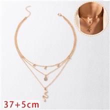 Fashion Snake Alloy Necklace Jewelry Accessories