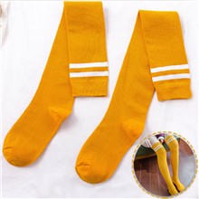 Womens Yellow Long Boot Stockings Over Knee Thigh Sock