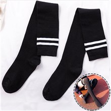 Womens Black Long Boot Stockings Over Knee Thigh Sock