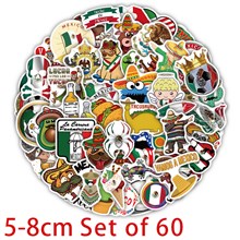 Mexican Style Stickers Funny Waterproof Vinyl Laptop Phone Water Bottle Stickers