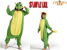 Cartoon Green Dragon Kigurumi Onesie Cosplay Animal Jumpsuit Costume