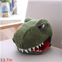 Funny Novelty Cute Dinosaur Plush Hat Photo Props Dress Up Hat Cosplay Halloween Party Costume Headgear