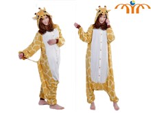 Cartoon Giraffe Kigurumi Onesie Cosplay Animal Jumpsuit Costume