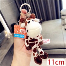 Cute Giraffe Plush Toy Keychain Key Ring