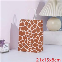 Giraffe Paper Bag Gift Bag Treat Bag Goodie Bag
