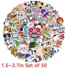 Mouth Mask Animals Stickers Funny Waterproof Vinyl Laptop Phone Water Bottle Stickers