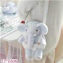 Cute Elephant Toy Animal Plush Shoulder Bag