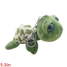 Cute Turtle Plush Keychain Key Ring