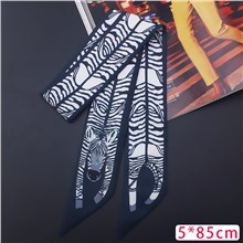 Zebra 3D Animal Handbag Handle Wrap Scarf Headband For Women