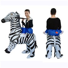 Zebra Adult Inflatable Costume Animal Halloween Costumes