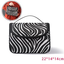 Zebra PU Makeup Bag Hand Bag
