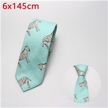 Funny Fashion Zebra Necktie Animals Tie 