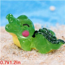 Crocodile Resin Figurines Cute Sea Animal Figure Toy