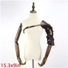 Steampunk Accessories Retro Leather Arm Warmer Armor Single Shoulder Cover