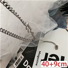 Punk Fashion Stainless Steel Letter B Necklace