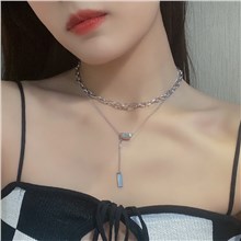 Gothic Punk Cool Alloy Necklace