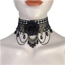 Punk Lace Necklace Gothic Choker