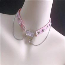 Punk Pink Choker Necklace