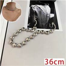 Punk Love Hearts Alloy Chokers Necklace