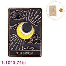 Punk The Moon Brooch Brooches Lapel Pin Shirt Badge Jewelry Pins