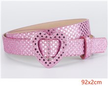 Punk Pink PU Waist Belt for Women