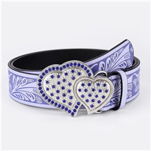 Purple PU Waist Belt for Women