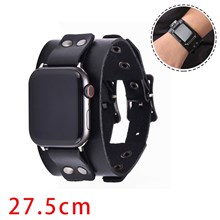 Apple Watch Band Punk Leather Bracelet Wristband