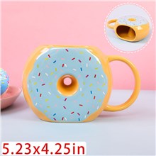 Cute Doughnut Ceramic Cup Mug Funny Coffee Mug