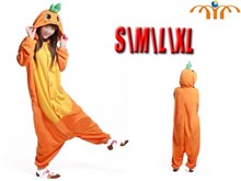 Cartoon Orange Kigurumi Onesie Cosplay Animal Jumpsuit Costume