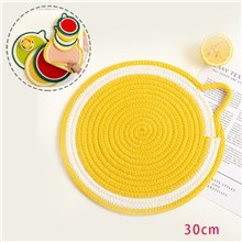 Cute Lemon Weave Coaster