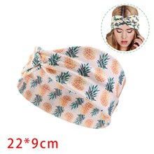 Pineapple Pattern Style Width Vintage Middle Knotted Cross Headband Twisted Cross Headband