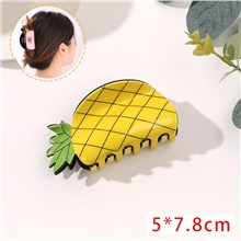 Pineapple Fruit Shape Hair Claw Clips
