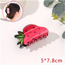Strawberry Fruit Shape Hair Claw Clips