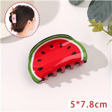 Watermelon Fruit Shape Hair Claw Clips