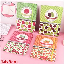 Fruits Watermelon Cherry Hardcover Notebooks Note Book Set