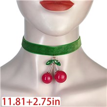 Gothic Cherry Choker Necklace