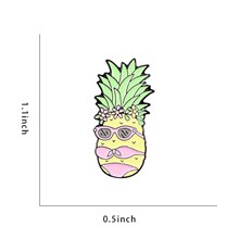 Funny Pineapple Enamel Pin Brooch Badge