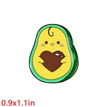 Cute Avocado Enamel Pin Brooch Badge