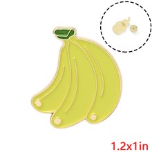 Cute Banana Enamel Pin Brooch Badge