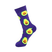 Cartoon Avocado Socks Fruits Socks 