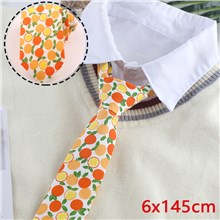 Funny Fashion Fruit Necktie Orange Tie 