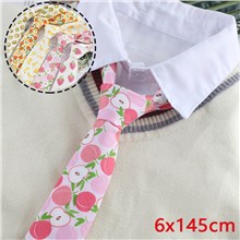 Funny Fashion Fruit Necktie Peach Tie 
