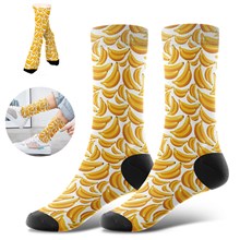 Cute Funny Novelty Banana Socks Women Men Cotton Fruits Socks