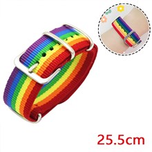 Rainbow Bracelet LGBT Pride Bracelet for Gay & Lesbian Adjustable Wristband for Men Women