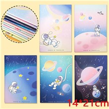 Cartoon Astronaut Space Explorer Notebooks